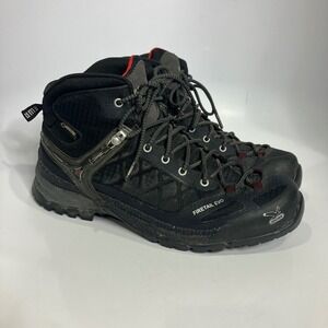 Salewa firetail EVO mid goretex hiking boots black men's size‎ 8 outdoor gear